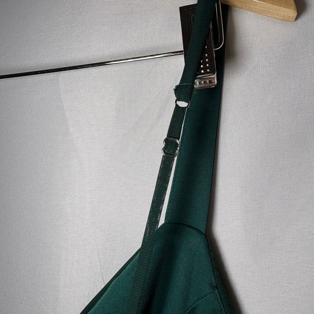 Birdy Grey Emerald Green Pleated V-Neck Maxi Dress with Pockets XXL - Picture 3 of 13